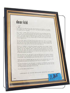 FS Dear kid plaque