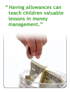 FS Money Management for Kids money in a jar