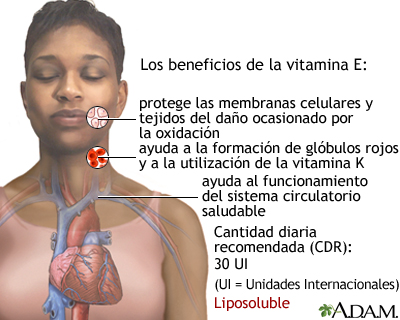 Beneficios de la vitamina E